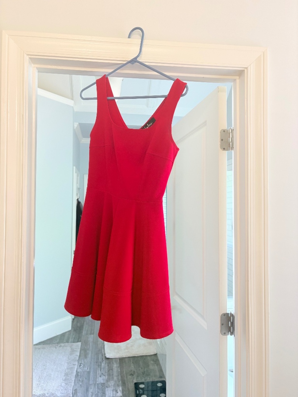 Red Fit & Flare Mini Dress